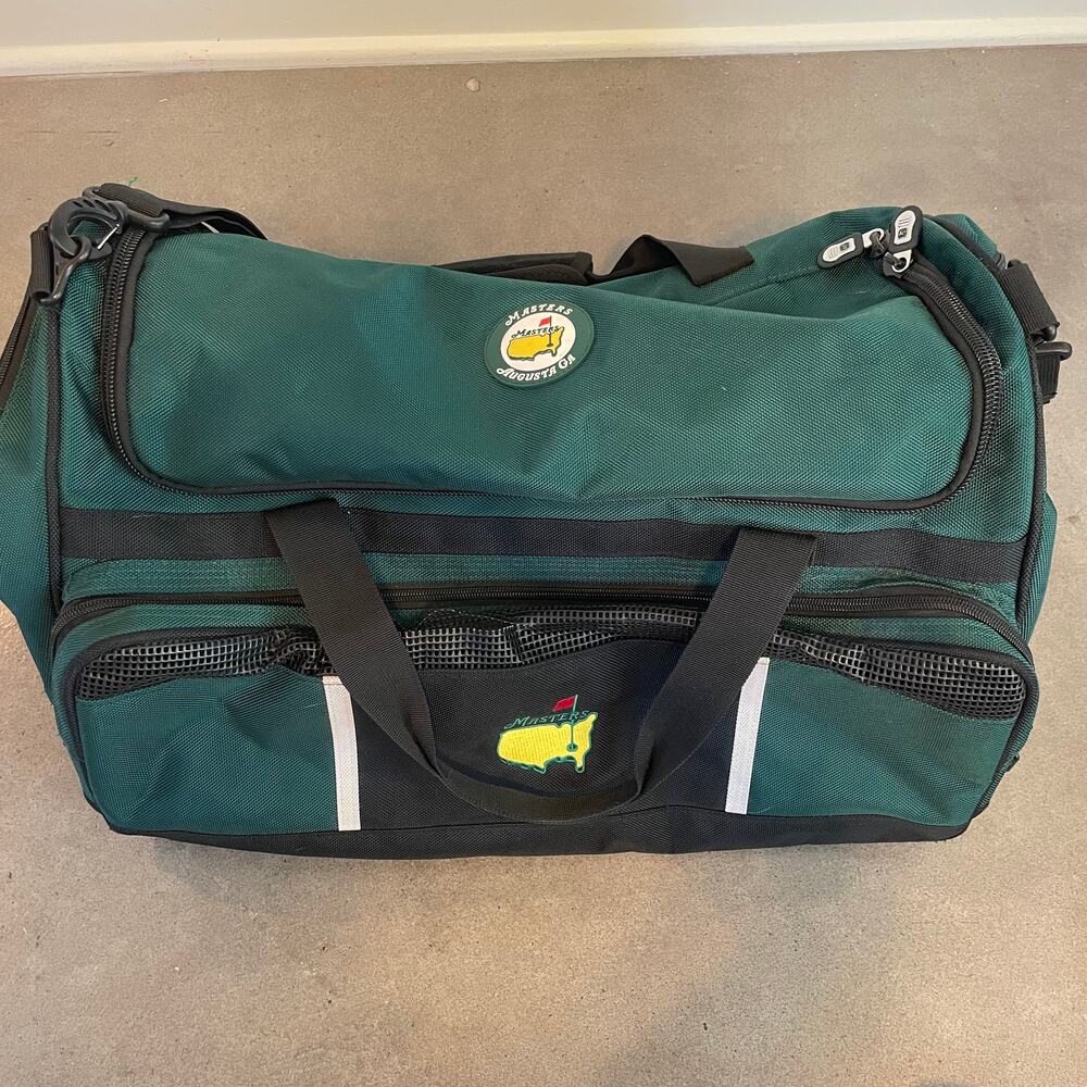 Masters Golf Tournament Agusta Travel Green duffle Weekender bag large size Men